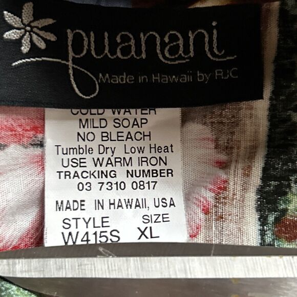 Puanani By Rjc Hawaiian Shirt Unisex Cotton USA Made Island Map Beach Music - XL - Picture 11 of 12